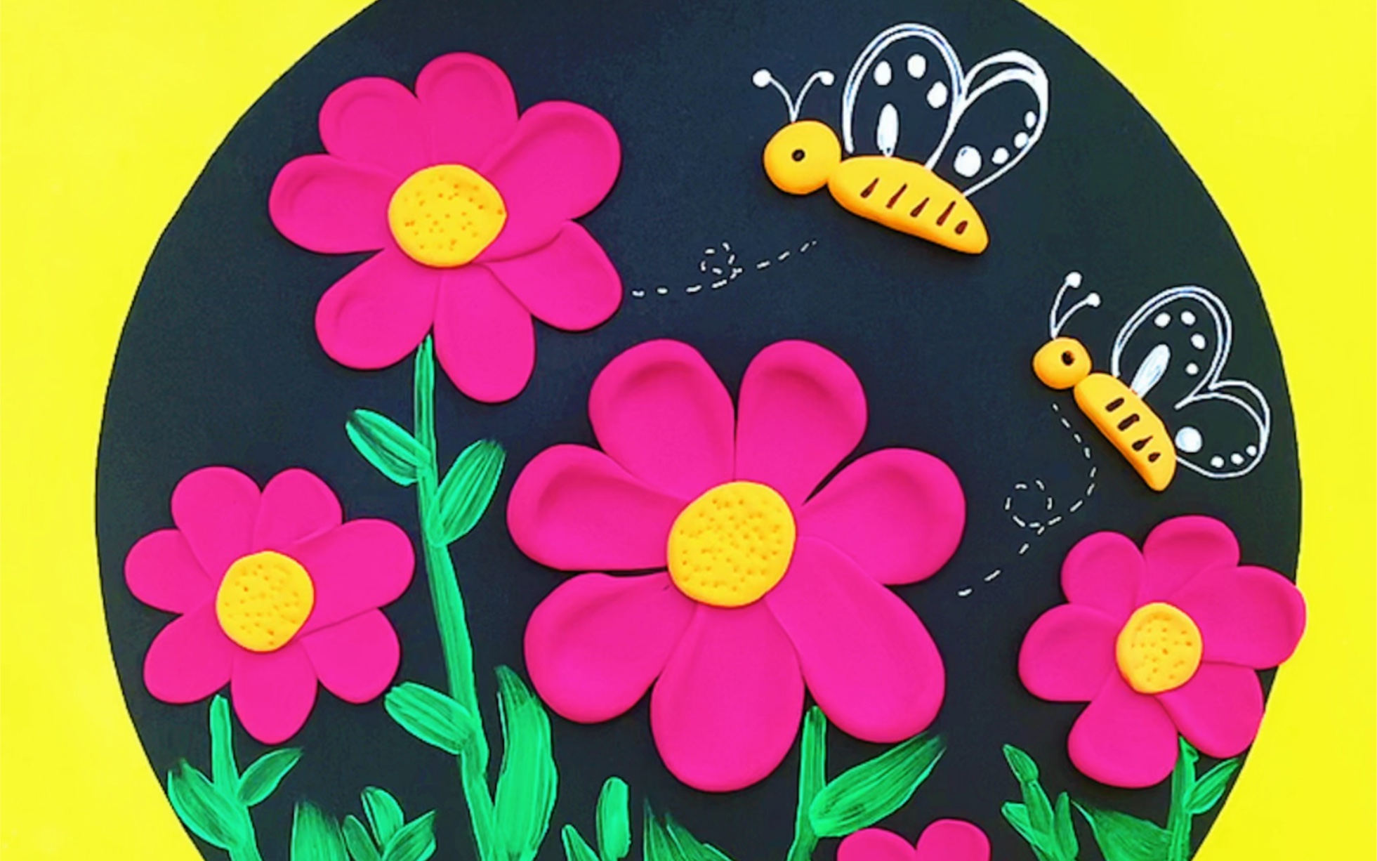 儿童画:蝴蝶和它最爱的粘土花95