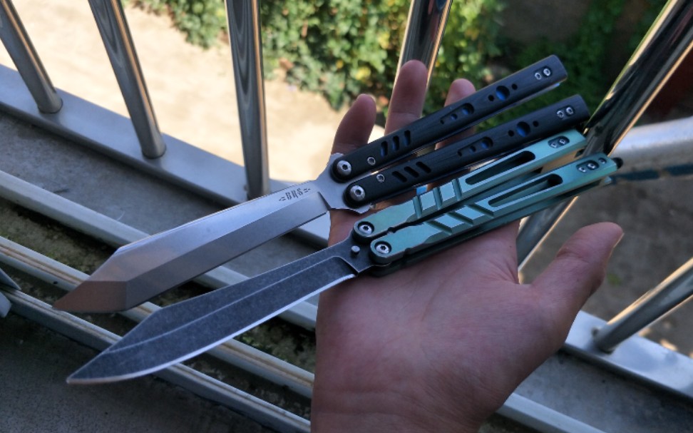 蝴蝶刀balisong7新人向实用ufo转刀玩法教学
