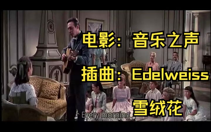 [图]电影《音乐之声》插曲：Edelweiss 雪绒花