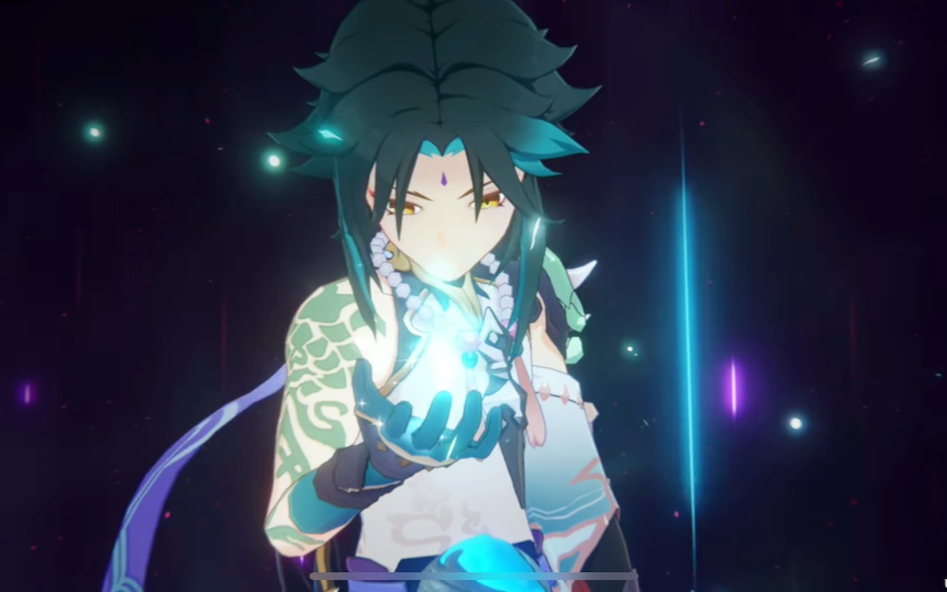 原神魈给自己保留一个干净的金鹏大将pv