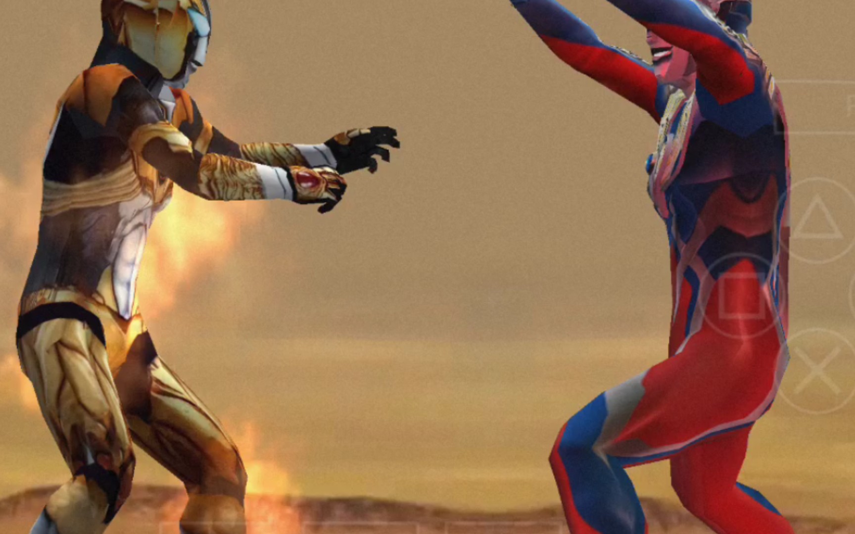 赛兔子单挑小金人_哔哩哔哩bilibili_奥特曼格斗进化0