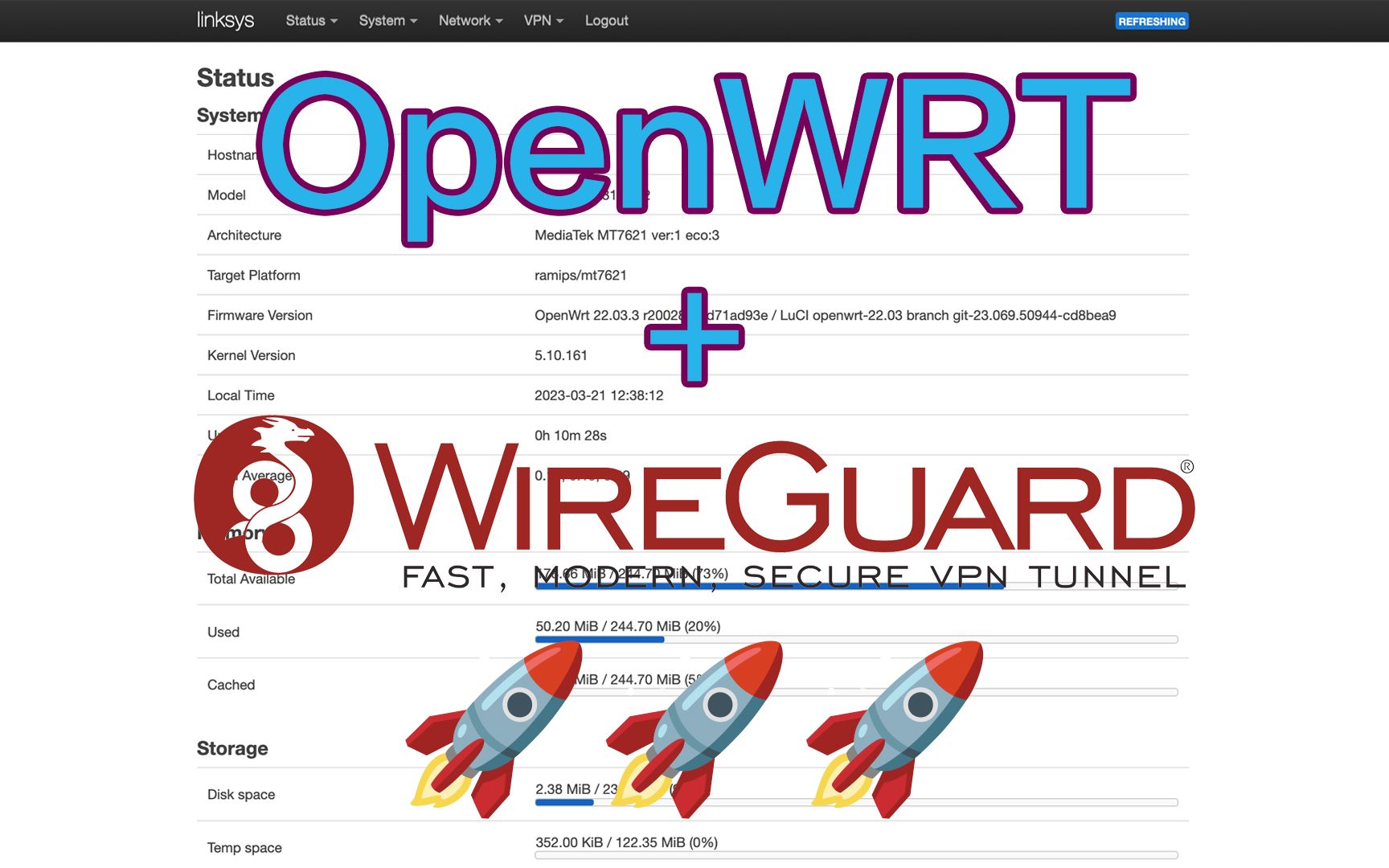 【OpenWRT】配置wireguard客户端 - 视频Video