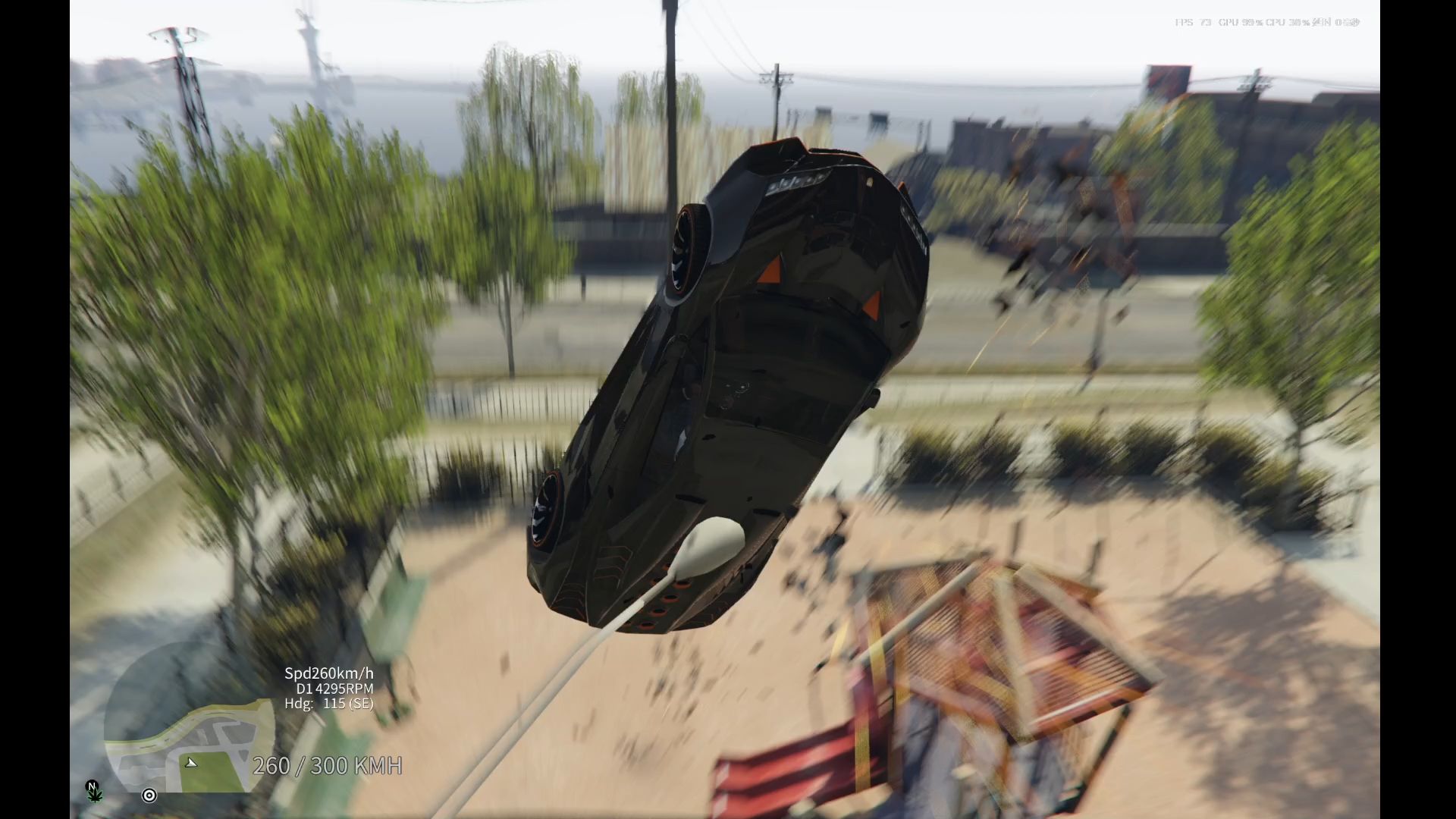 gta5自由城mod居然还还原了死亡秋千这个bug