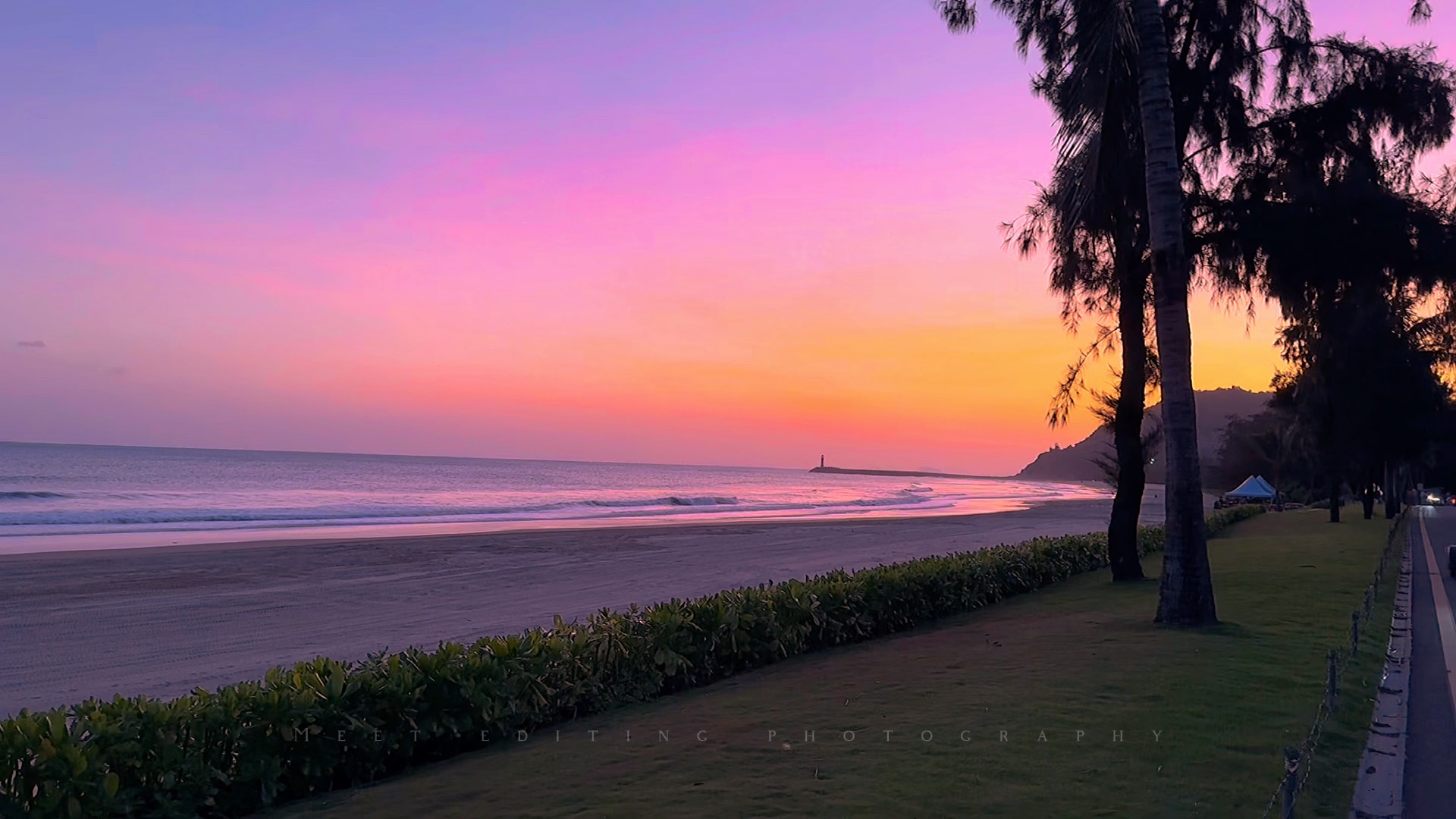 今天的晚霞尤其温柔