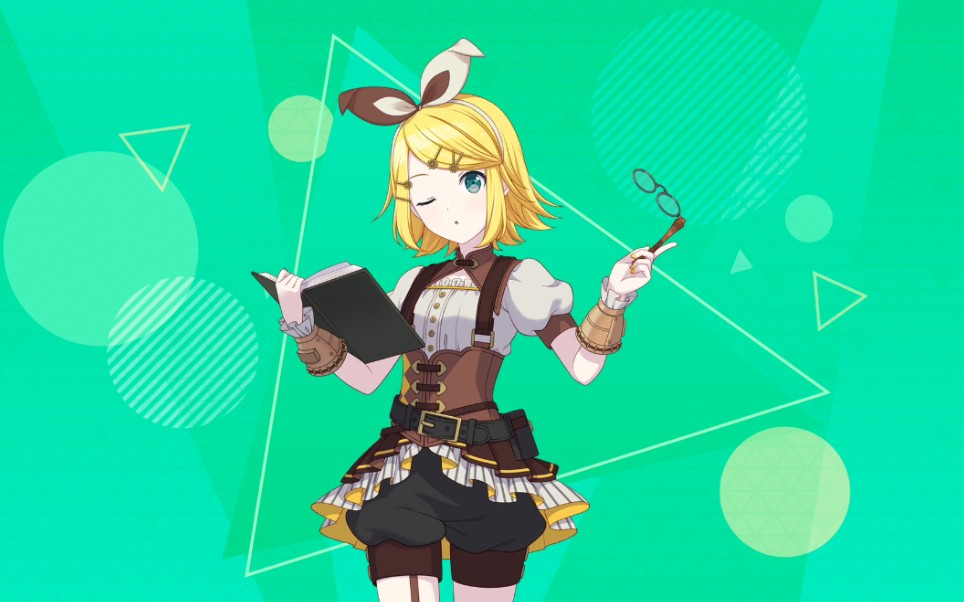 【世界计划】镜音铃二星卡「インテリシティガール」剧情