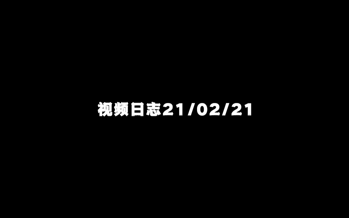 视频日志21/02/21哔哩哔哩bilibili