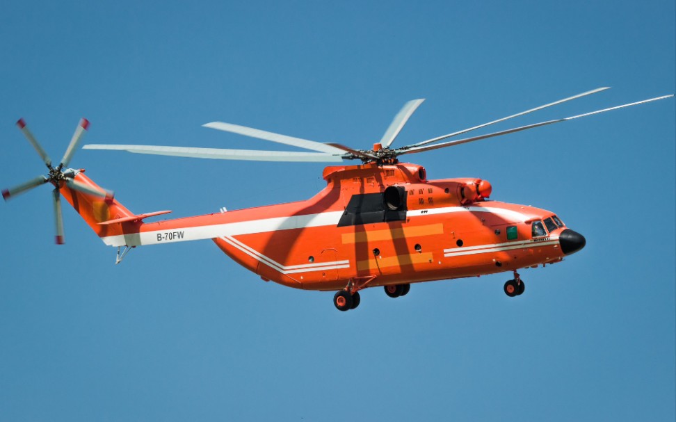 带你了解号称"中国森林消防车"的直升机,世界最大直升机米26!