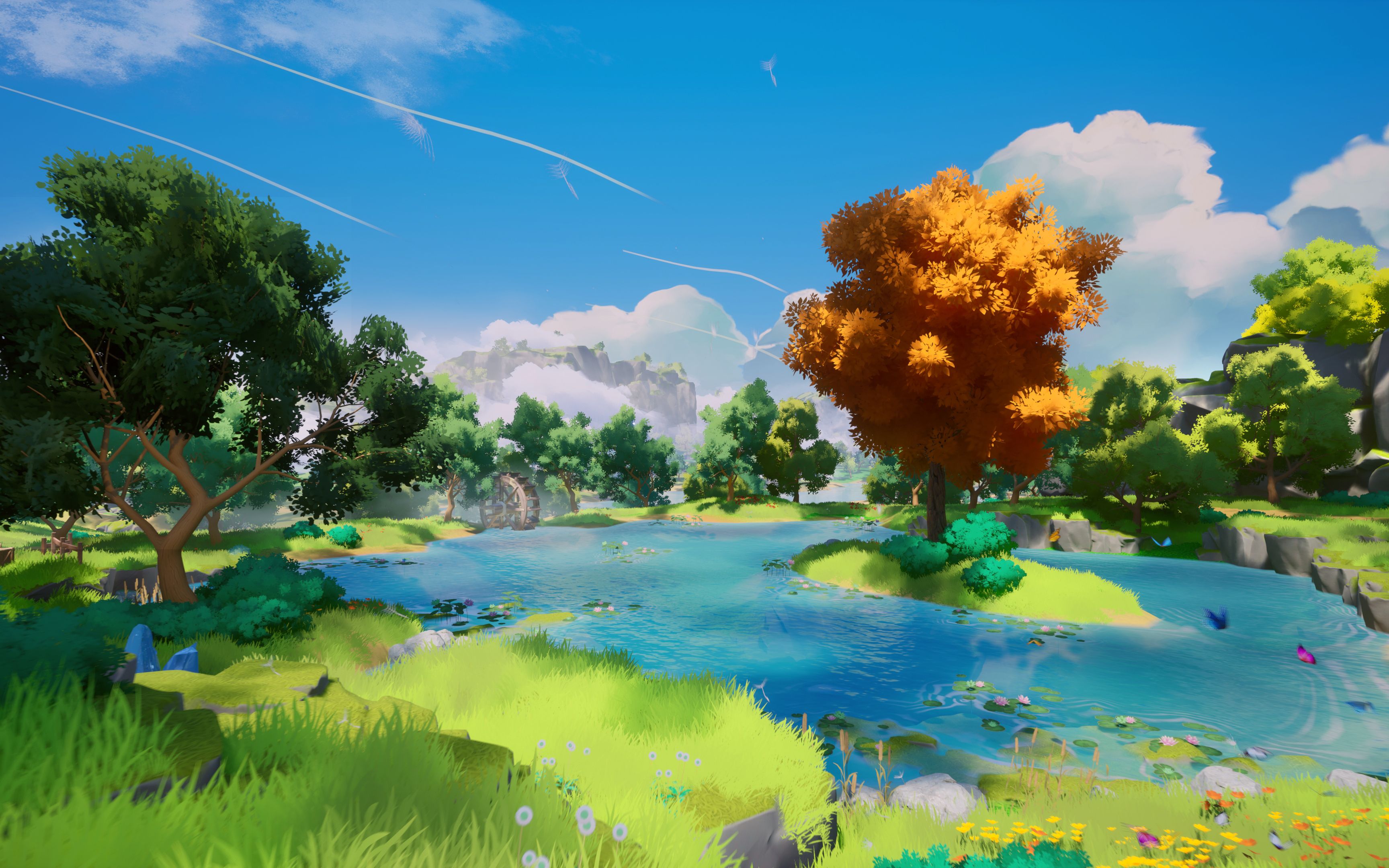 【虚幻4】 (ue4)风格化开放世界山间一角_哔哩哔哩_bilibili