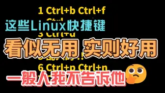 linux终端快捷键之：看起来没用，用的多了会很爽系列