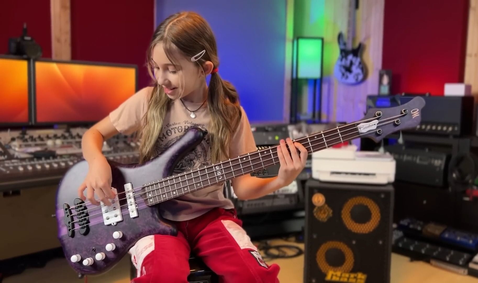 【小艾伦贝斯弹唱】jamiroquai - cosmic girl bass cover