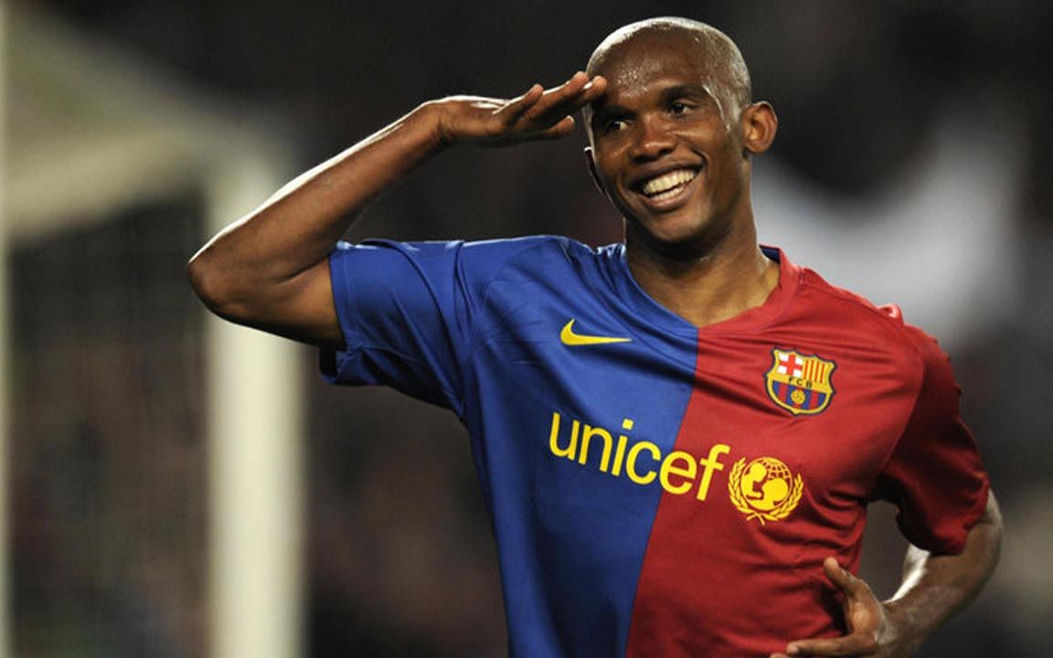 【巴萨传奇】猎豹-埃托奥进球全纪录(2004-2009)_哔哩哔哩_bilibili