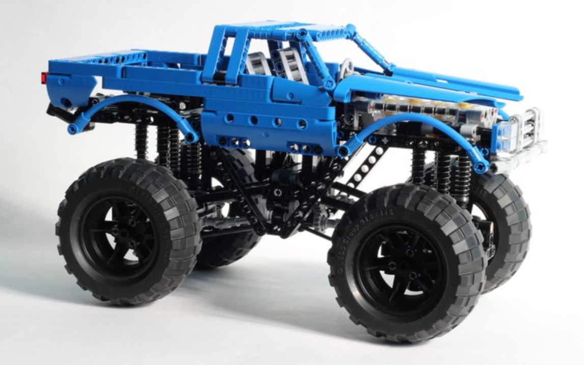 lego乐高 technic科技/机械 moc bigfoot monster truck 大脚车_哔哩
