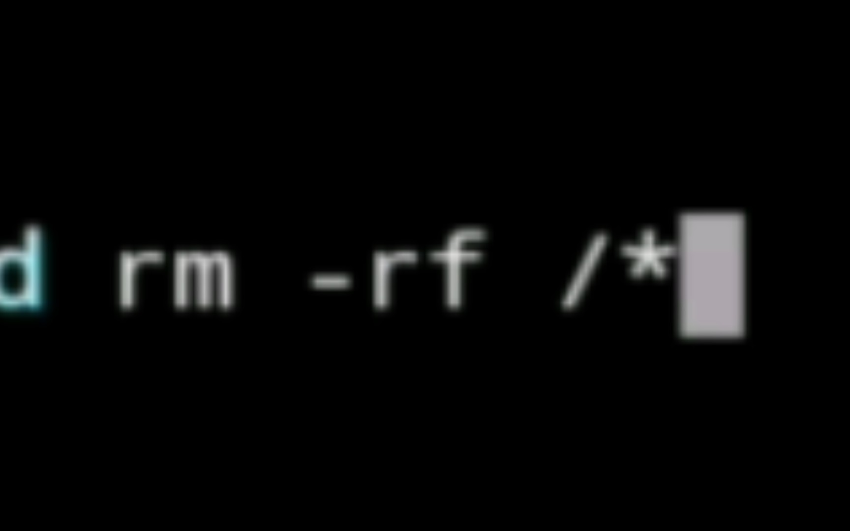 在android上执行rm -rf /*?