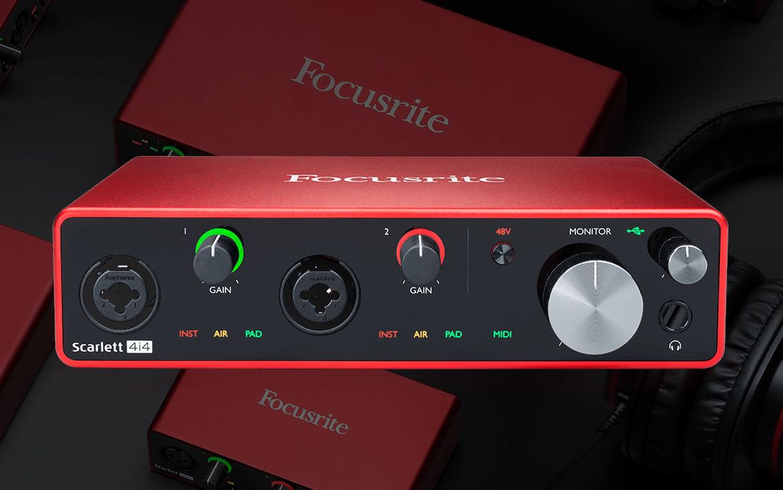 福克斯特 focusrite scarlett 4i4 三代声卡