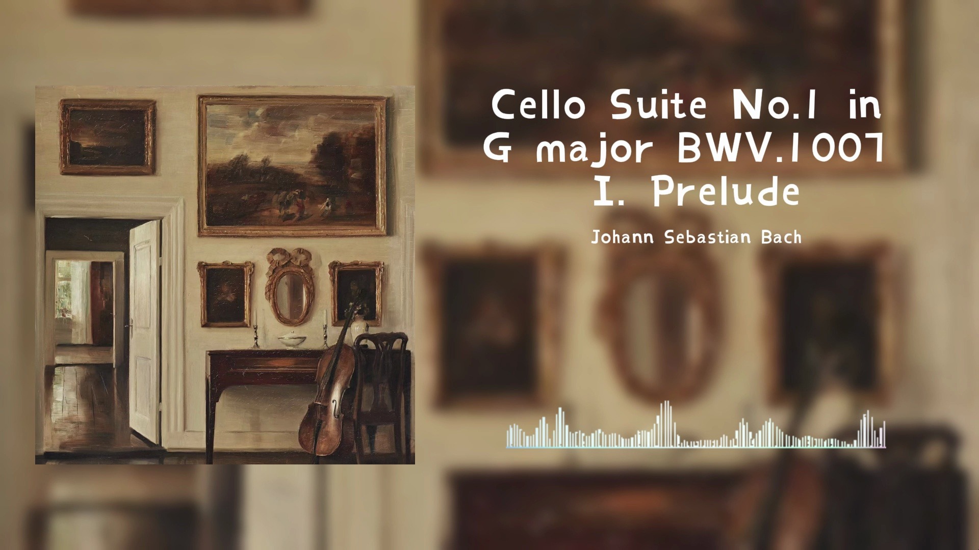 日推歌单 |“飘雨的世界湿漉漉的,美不胜收”|《Cello Suite No.1 in G major BWV.1007 I. Prelu》哔哩哔哩bilibili