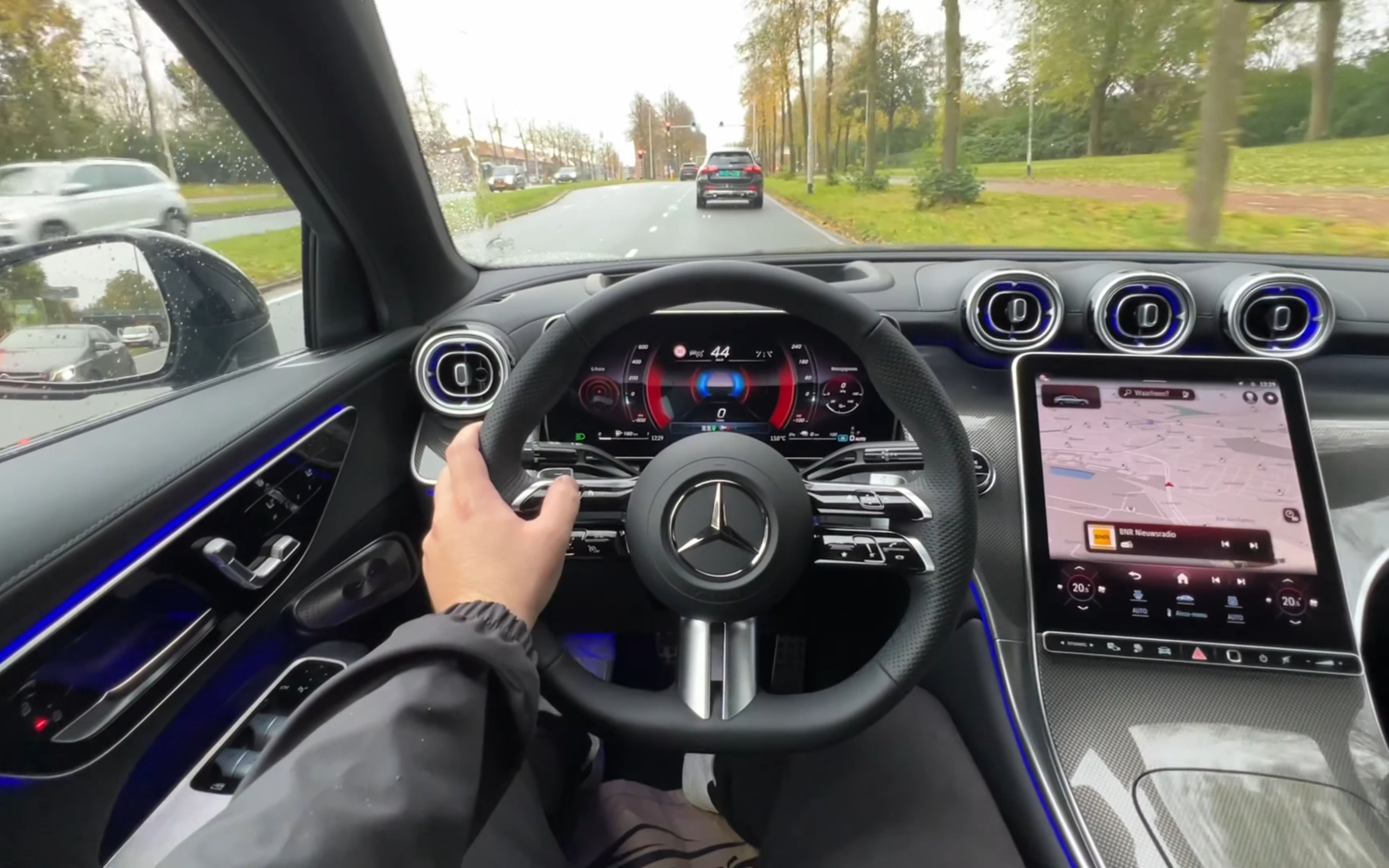 海外新款梅赛德斯 glc coupe 2024 试驾