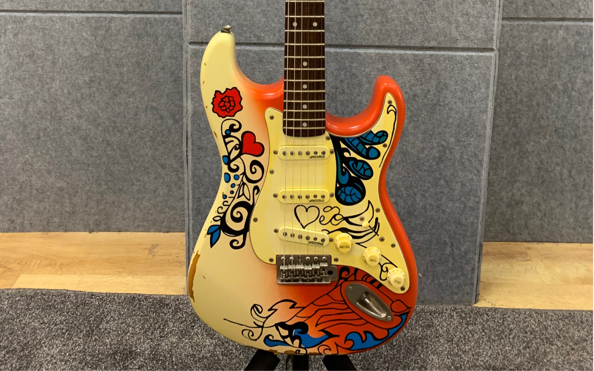 vintage 花童 电吉他