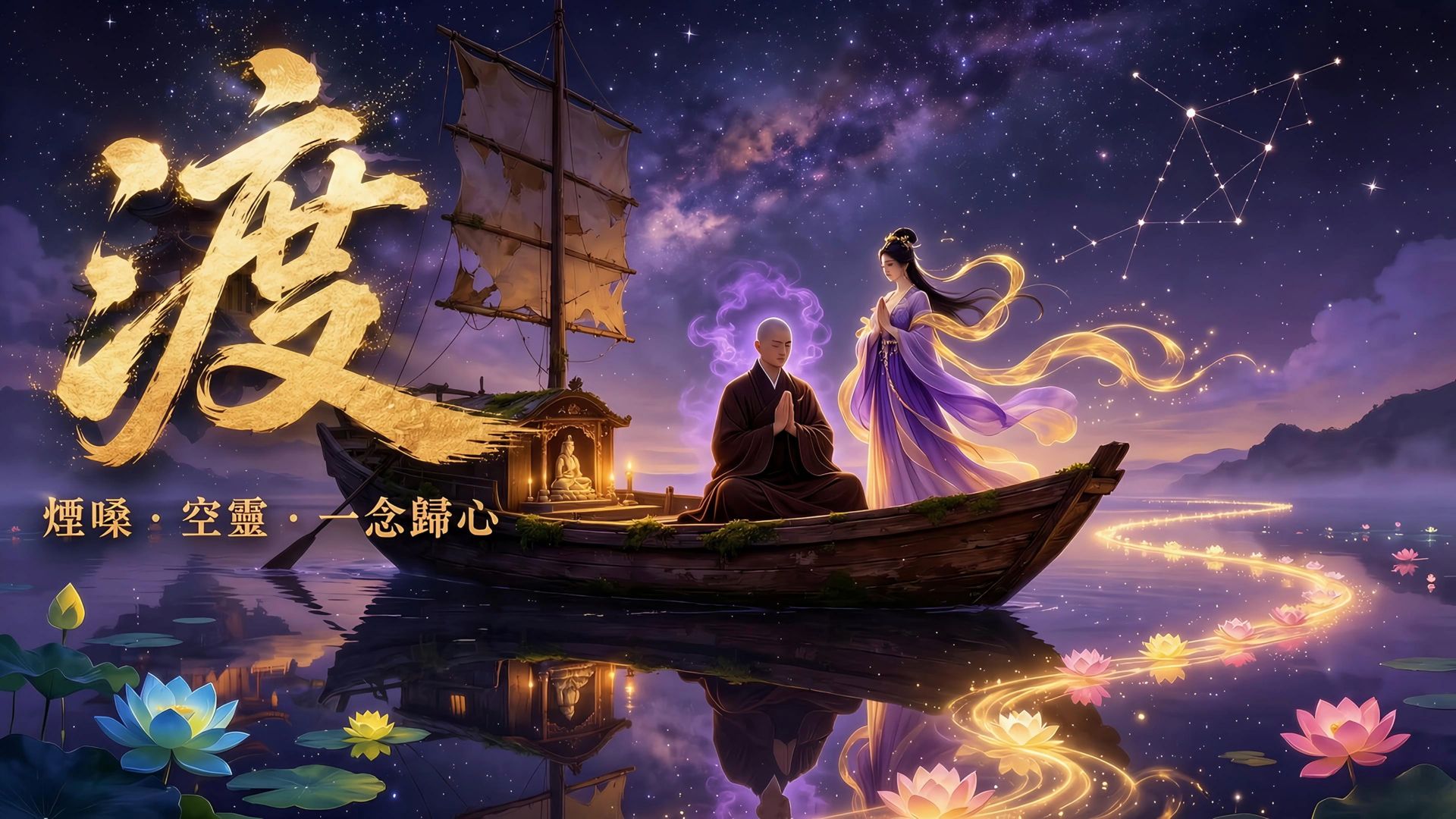 烟嗓男声 x 空灵女声 | 《渡》· 听哭了，这哪是歌，是人生的解药 ?️