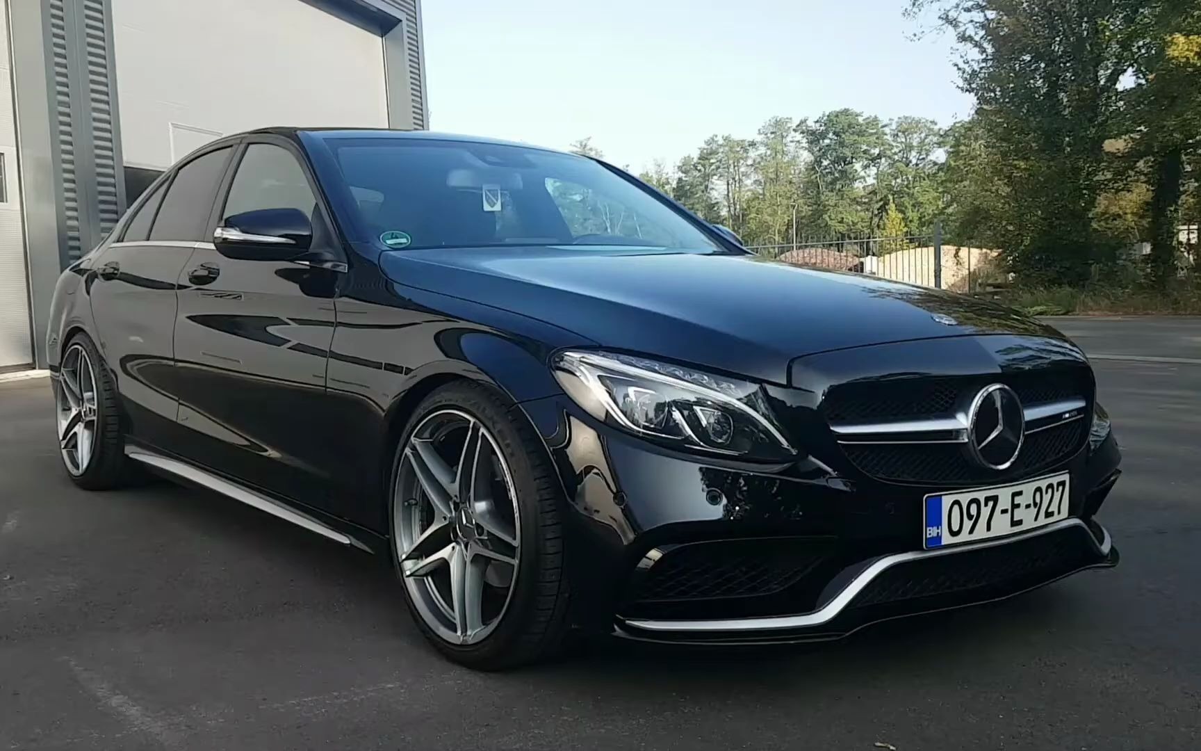 油管搬运奔驰w205c级amg套件