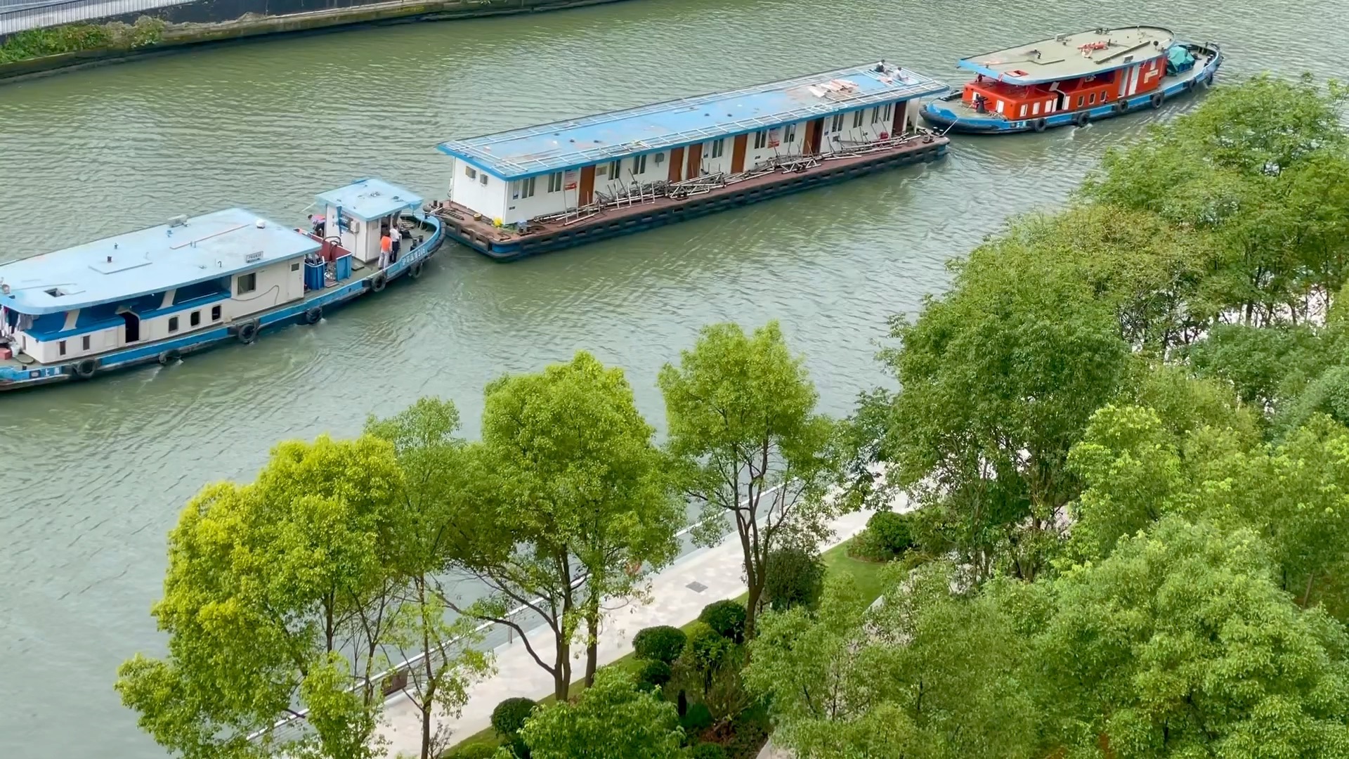 苏州河岸线改造码头搬迁