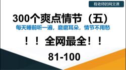 全网最全300个爽点情节(81100)哔哩哔哩bilibili