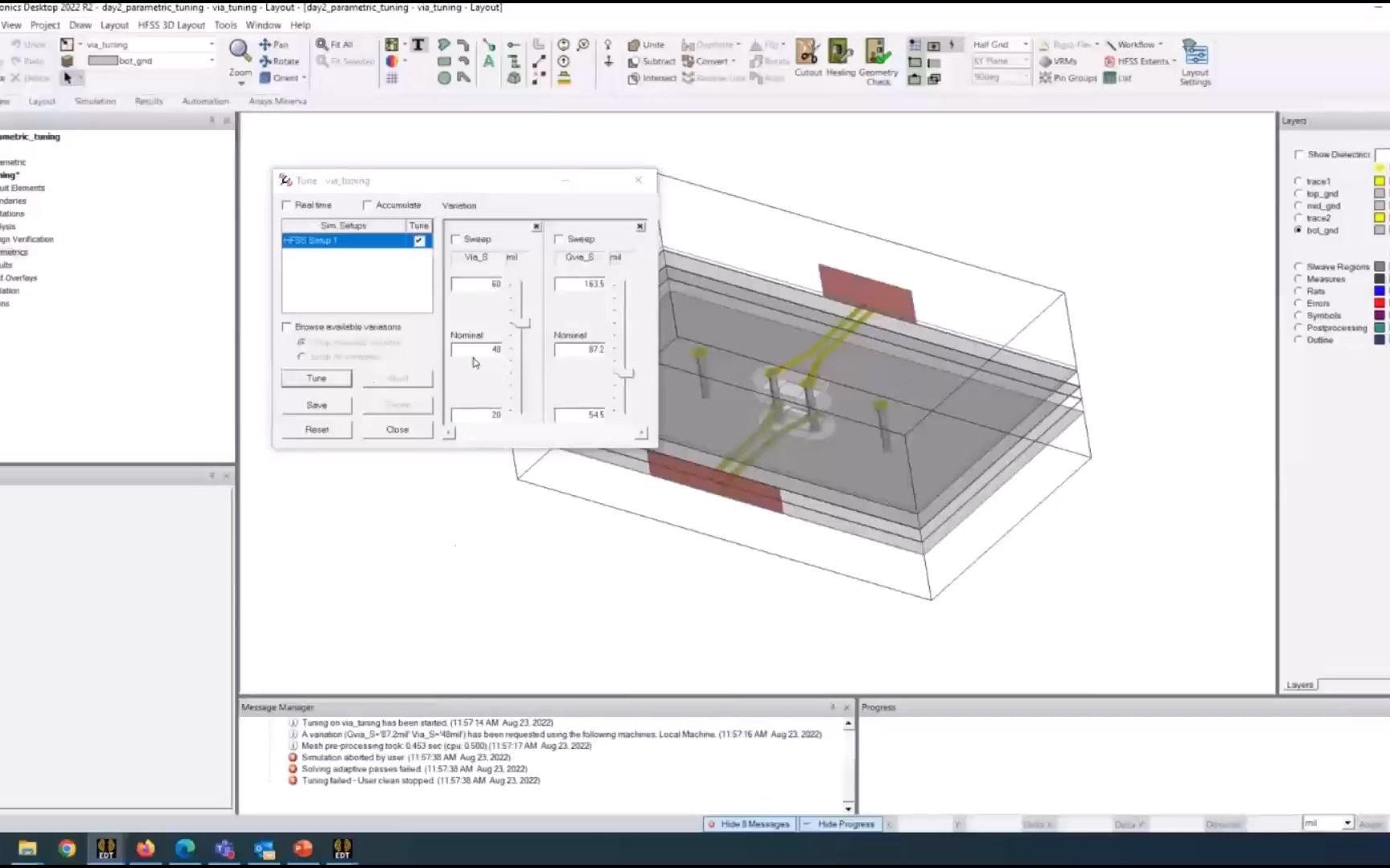 Session 2 Part 2 Ansys HFSS 3D Layout Ad - 哔哩哔哩