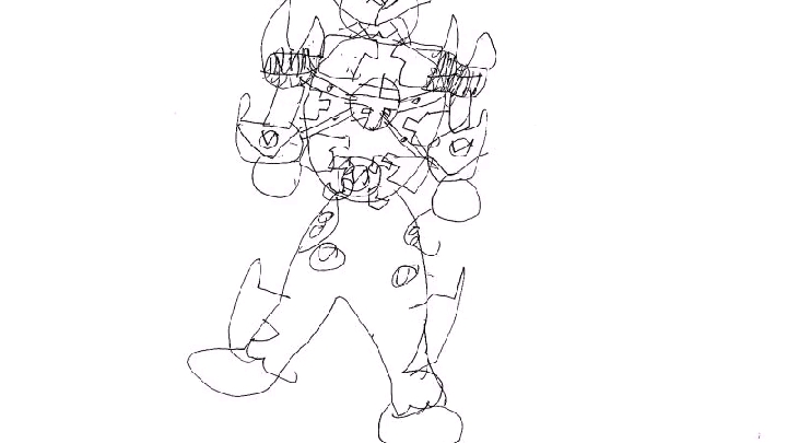 张日新两岁半简笔画铠甲勇士系列2