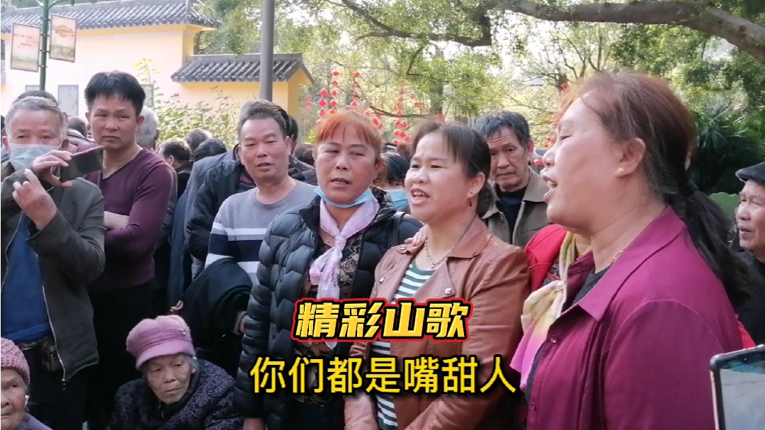 七洞妹 融安哥同台精彩山歌对唱