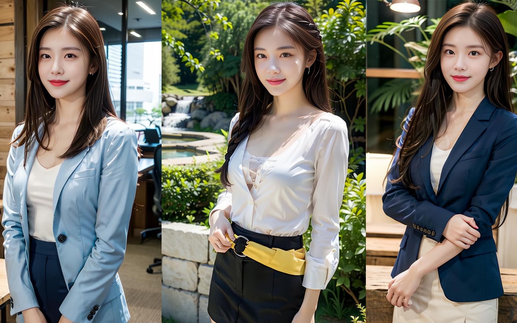 【ai绘画】穿着职业装的秘书