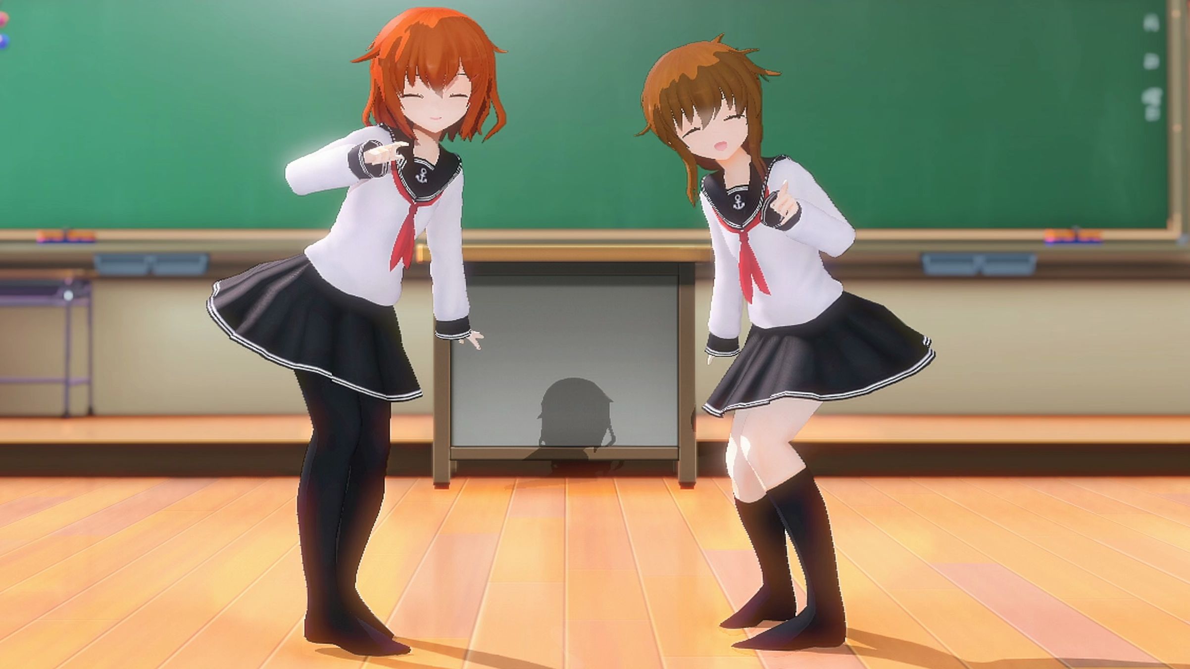 【mmd】爱包だんすホーる【雷&电】【固定镜头】