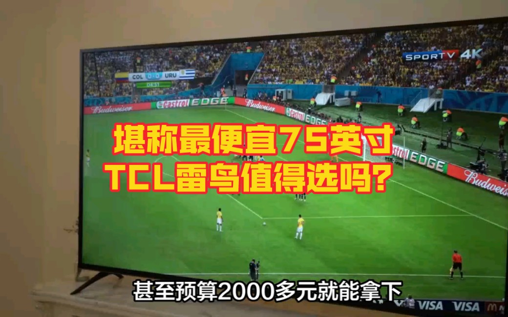 2023值得选择的4K电视?售价便宜+动态补偿,TCL雷鸟成国货之光?哔哩哔哩bilibili