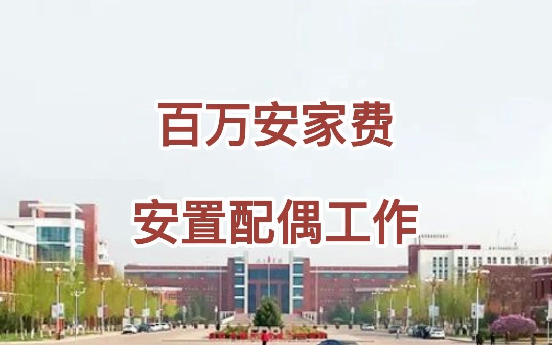 河北石油职业技术大学百万重金,诚聘英才哔哩哔哩bilibili