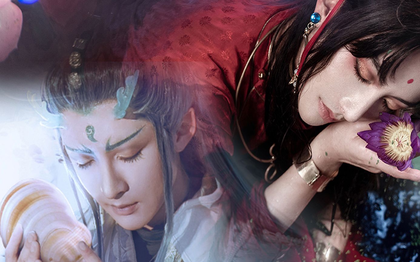 coser小梦李孟羲当哪吒之魔童降世的敖丙遇上clamp风的哪吒是藕饼还是