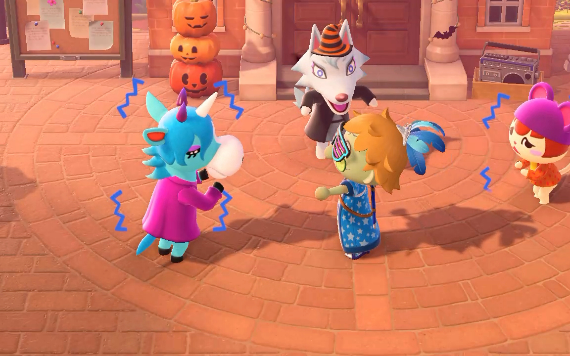 万圣节的朱黎_哔哩哔哩bilibili_动物森友会