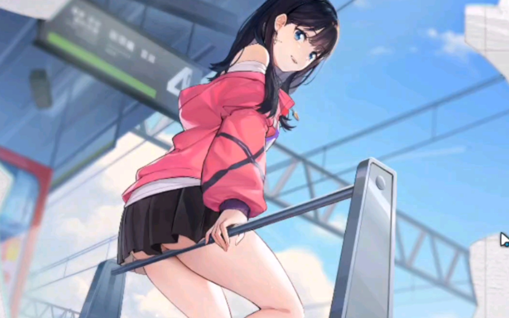 碧蓝航线 宝多六花 晴空的车站 语音展示含特殊触摸,摄像师加鸡腿!