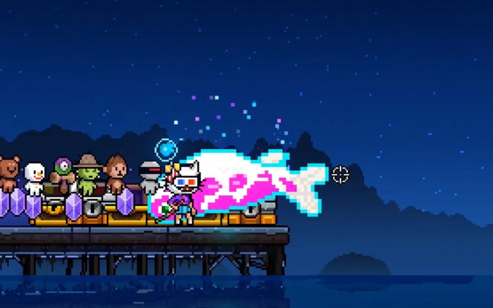 【霓虹深渊】当萌新第一次钓鱼出彩票_单机游戏热门视频