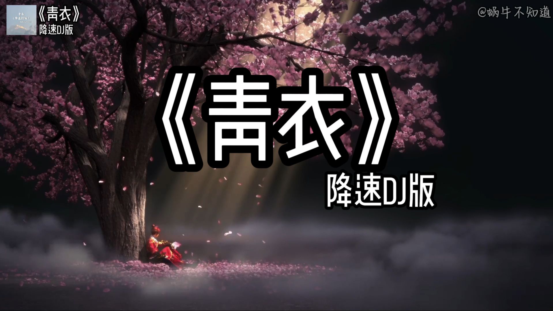 [图]【循环歌曲】《青衣》(降速DJ版)“我为你唱一曲，如游丝的气息”（无损音质）