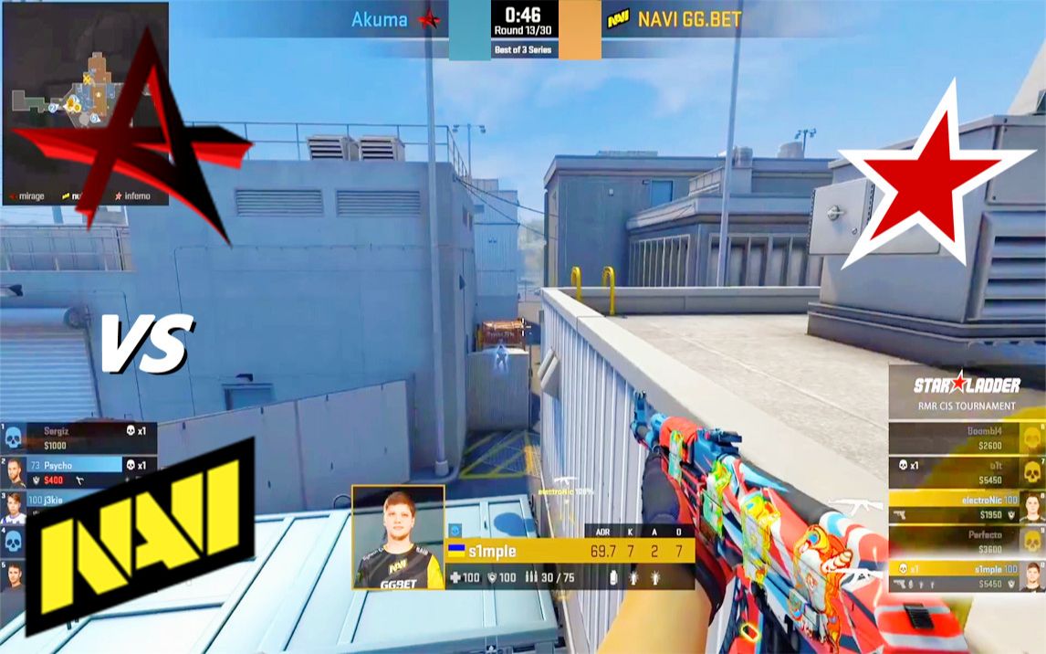 starladder cis rmr】akuma vs navi - a组循环赛 bo3高光集锦 l csgo