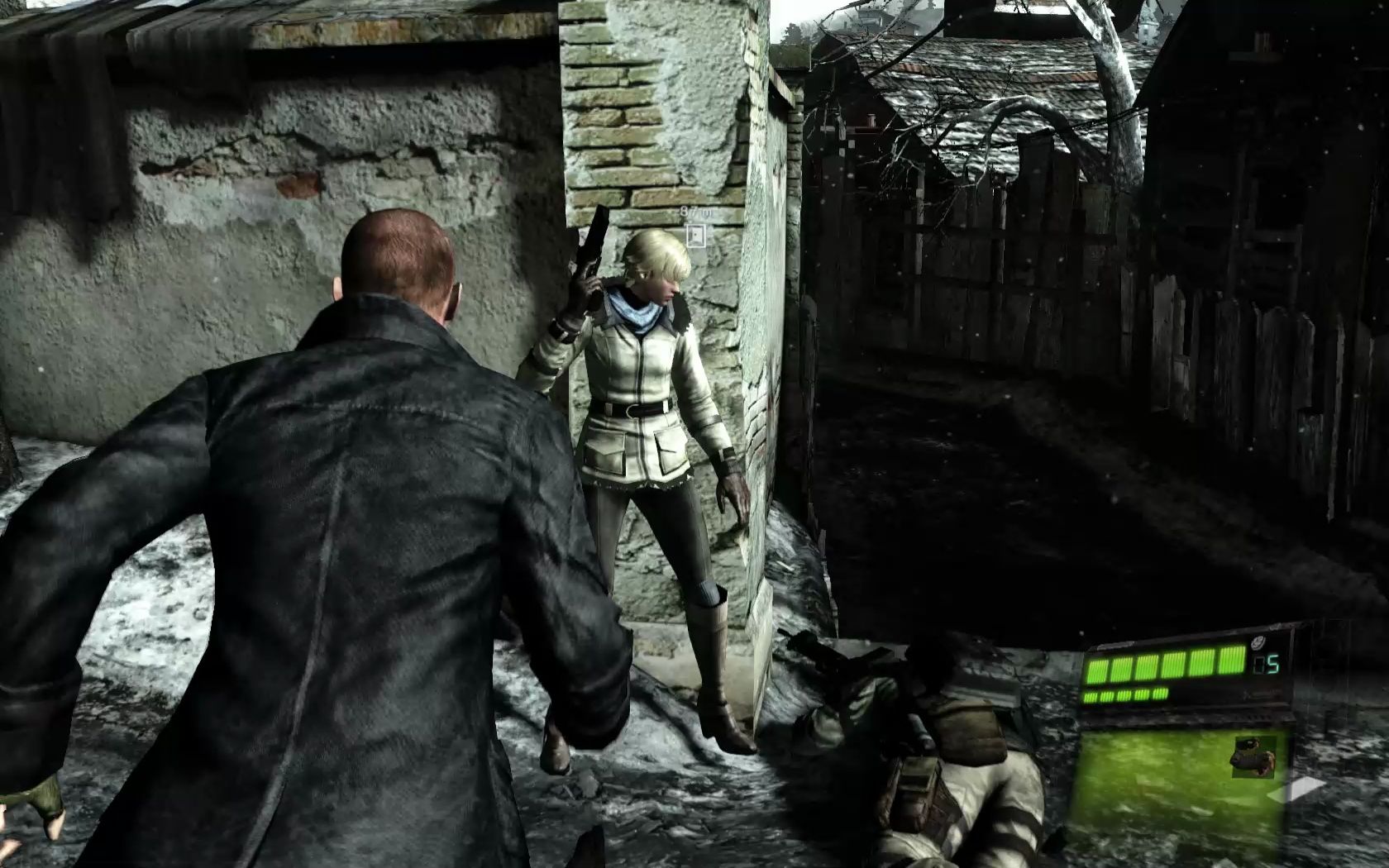 resident evil 6 生化危机6杰克逃出废墟