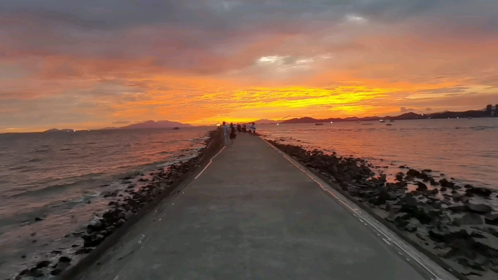 惠州双月湾情人堤 202207_哔哩哔哩_bilibili