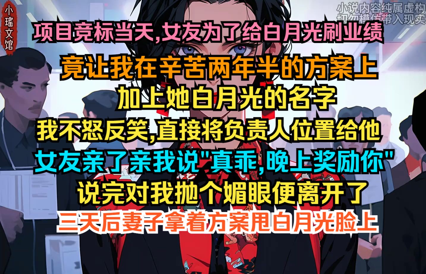 项目竞标当天,女友为了给白月光刷业绩,竟让我在辛苦两年半的方案上加上白月光名字,我不怒反笑,将负责人位置给他了,女友笑着亲了我一口“真乖,...