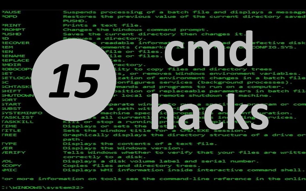 15个Windows命令行小技巧哔哩哔哩bilibili