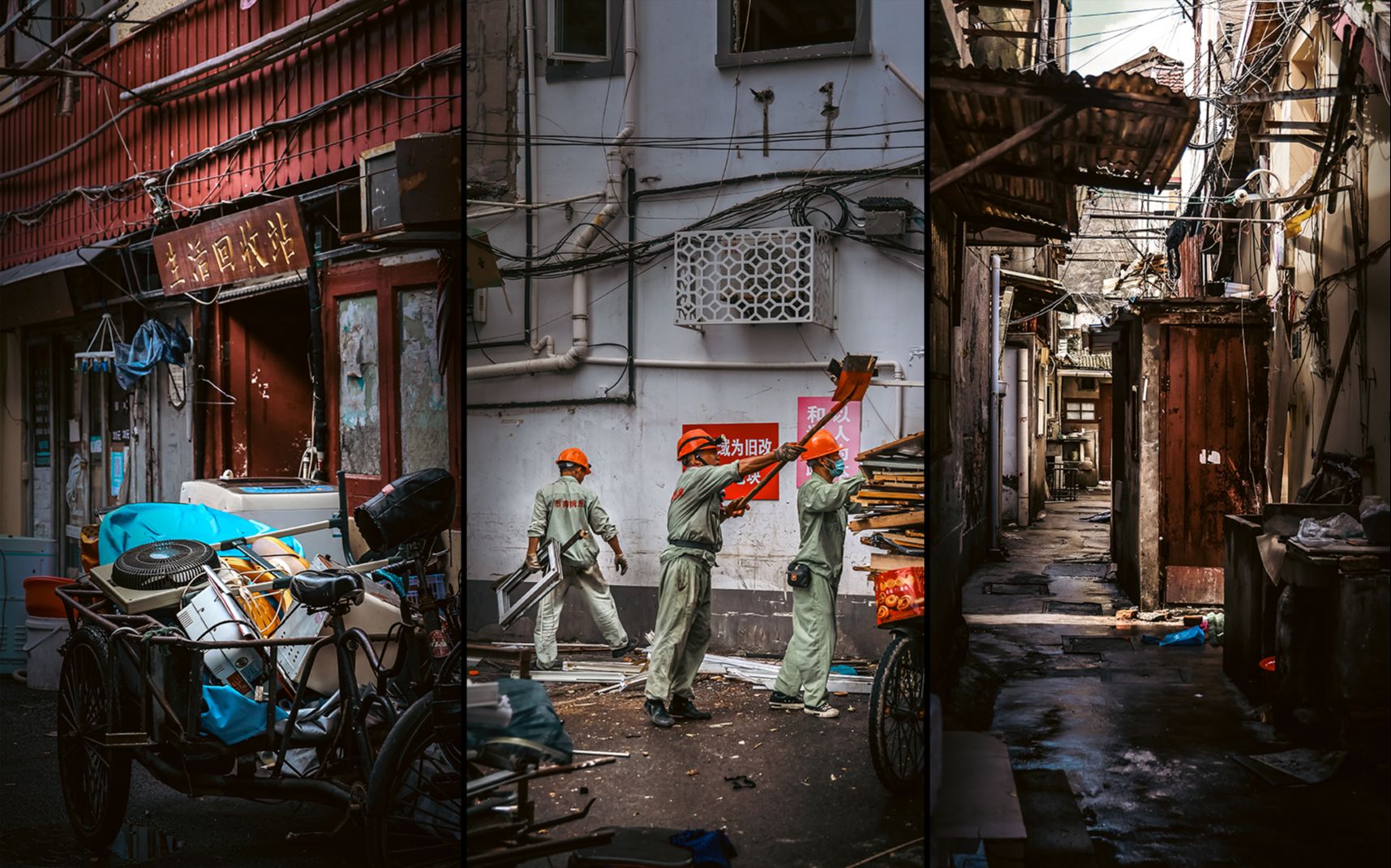 [图]这是活生生的写生场景~没有目的的拍照，只为记住这里最后的样子~上海第一视角扫街|街拍|人间烟火