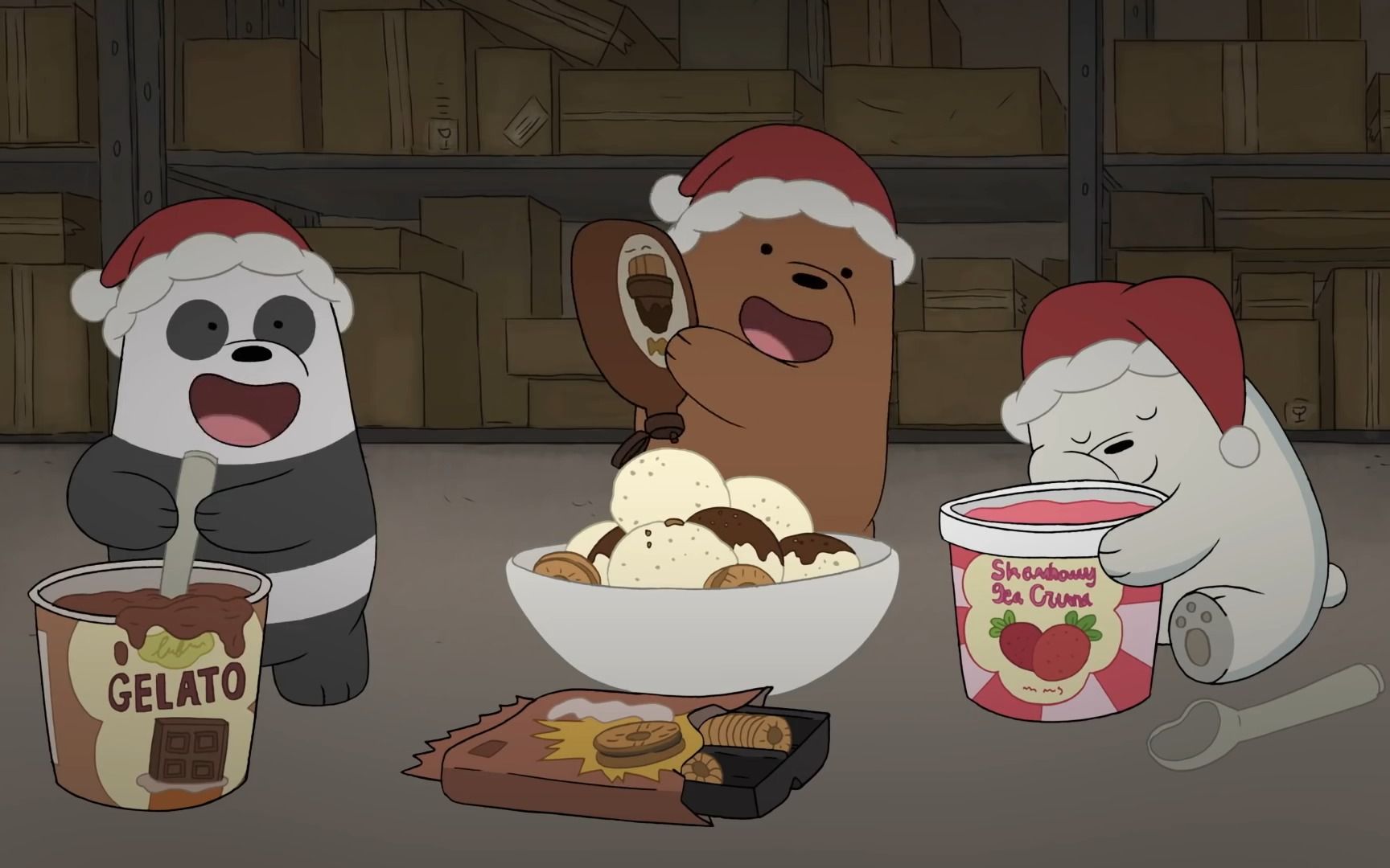we bare bears - jingle bear rock【熊熊的快乐圣诞】
