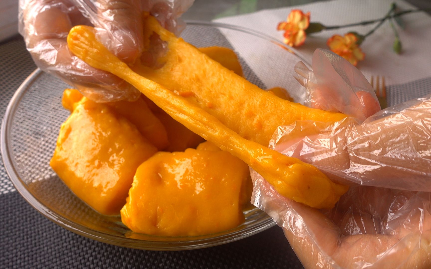 糯米控大爱的红薯年糕做法两根红薯不加糖q弹甜糯可口