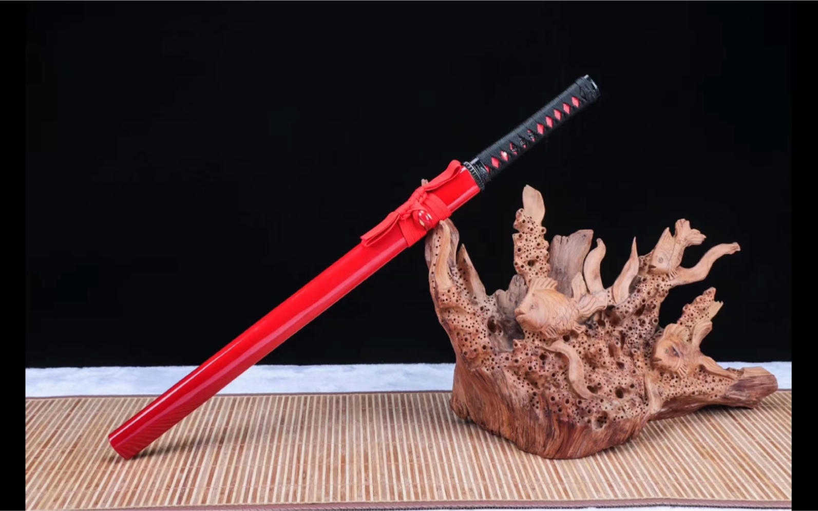 高性能 忍者直刀 骚红色_哔哩哔哩 (゜-゜)つロ 干杯~-bilibili