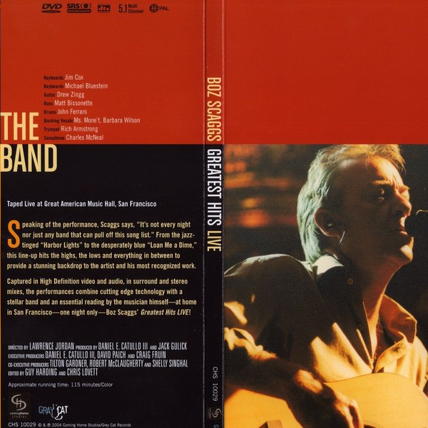 洋楽 Boz Scaggs The Greatest Hits Live Boz Scaggs – Greatest Hits Live – 2 x CD (), 2004 [r20798608