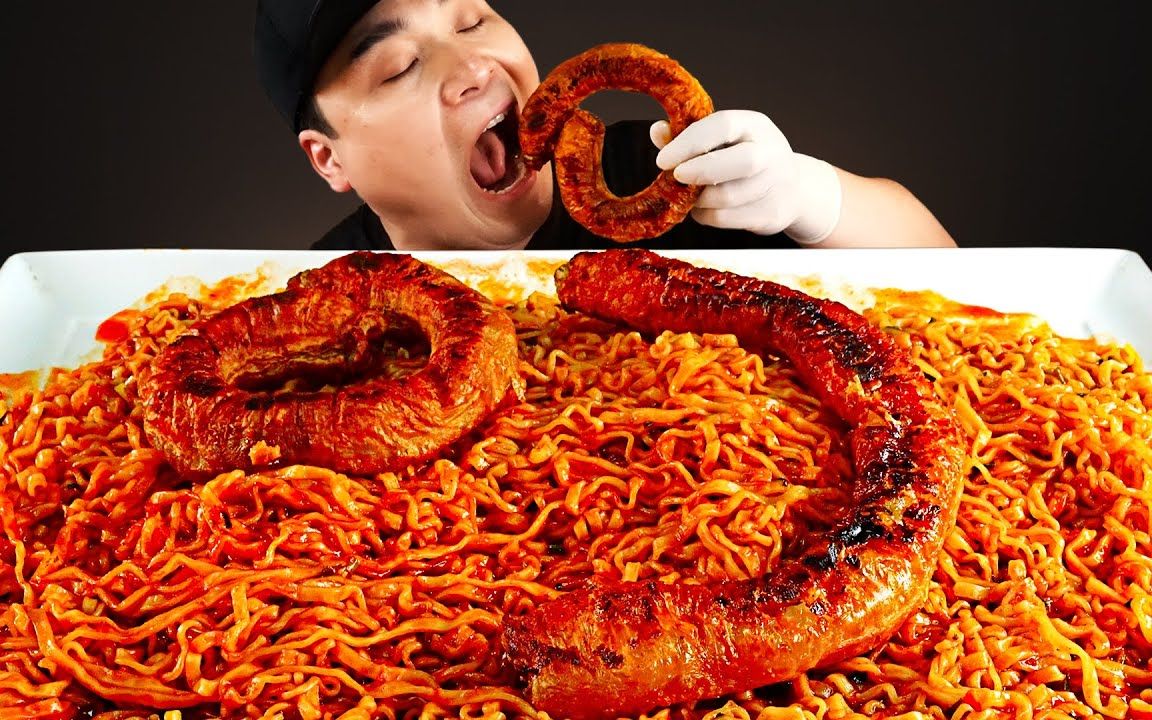 buldaktangmyeon,yeol拉面,辣拉面,大昌,asmr