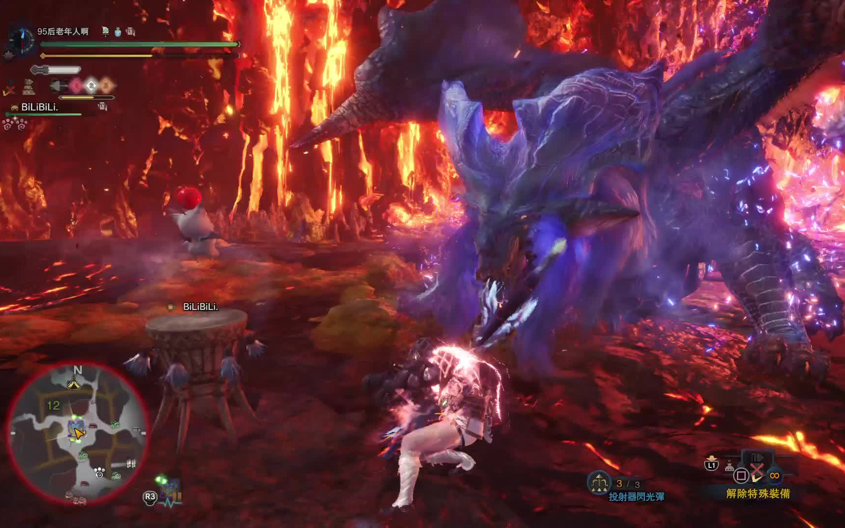 今天用虫棍攻略历战炎妃龙看看效果怎么样怪物猎人世界游戏攻略实况