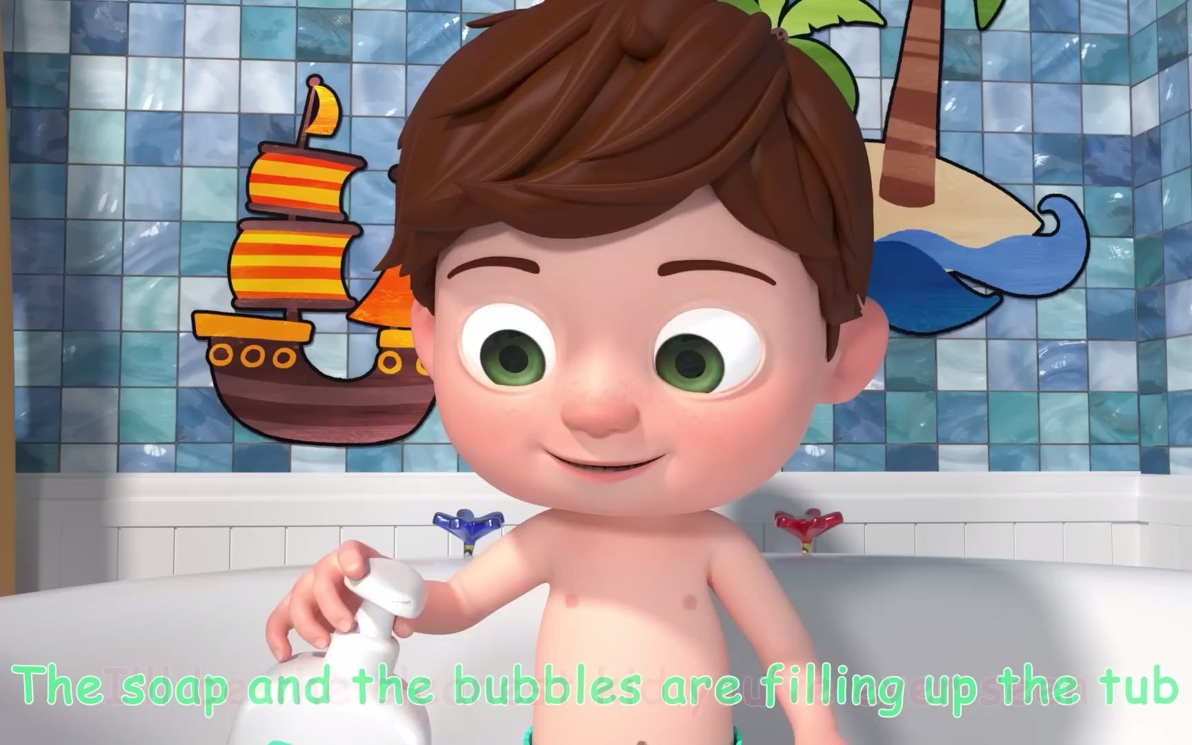 [图]Bath Song ｜ Cartoons & Kids Songs ｜ Moonbug Kids - Nursery Rhymes for Babies